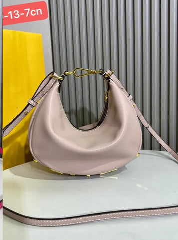 Designer Handbag Women'S Shoulder Bags Half Moon Shape Purse Fashion Hand Bags 18927