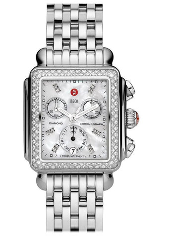 Deco MWW06P000099 33Mm Silver Steel Bracelet & Case Synthetic Sapphire Women'S Watch