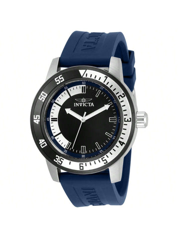 Invicta 34013 Men'S Specialty Blue Silicone Rubber Strap Watch