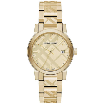 Unisex Classic Checked Analog Quartz 38Mm Watch BU9038