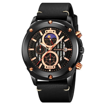 Multi-functional Star Timing Quartz Watch For Men