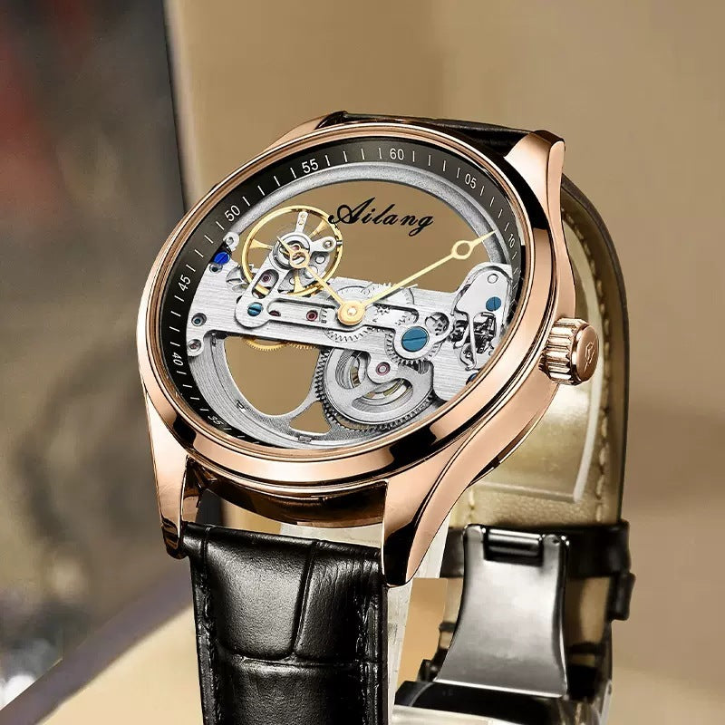 rose-black-leather