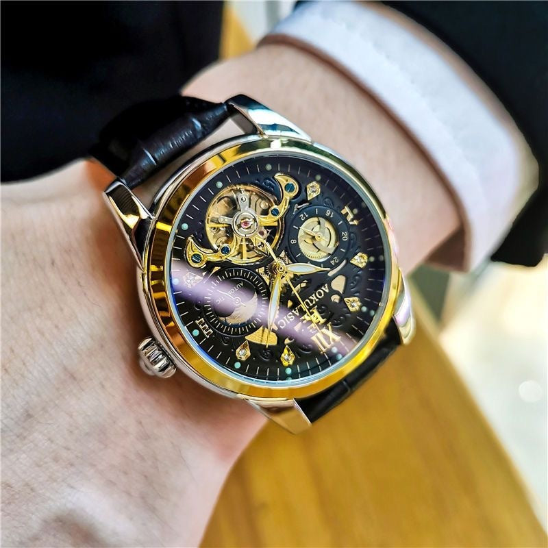 black-with-gold-and-black