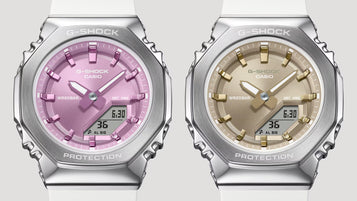 G-Shock GMS2110-7A9 Metal Analog-Digital Gold Dial Ladies