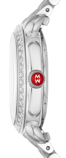 Sidney Classic Stainless Steel Mother-Of-Pearl Dial Diamonds Womens Watch MWW30B000001