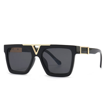 New European And American Paris Catwalk Fashion Square Trend Men's And Women's Sunglasses