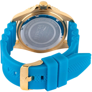 47170 Men'S Pro Diver Quartz Blue Silicone Strap Watch