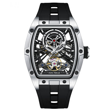 Men's Steel Case Full Hollow Automatic Mechanical Watch