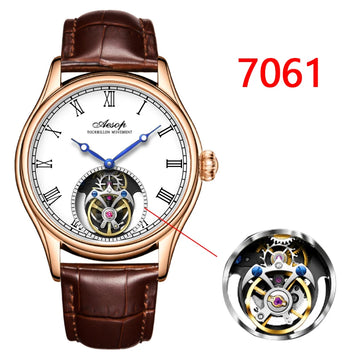 Real Flying Tourbillon Movement Mechanical Watches Luxury Watch for Men Skeleton Tourbillon Watch Sapphire 2025 NEW