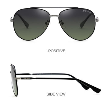 New Men's Polarized Metal Frame Sunshade Sunglasses