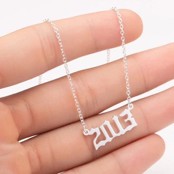 Hallyu Memorial Fashionable Unique Girl Stainless Steel Necklace 2006 2007 Famous Brand Necklace from 2005-2019 Necklace 2020