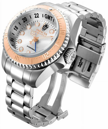 Men'S 52Mm Reserve Quartz 3 Hand Silver Dial Stainless Steel Watch-16964