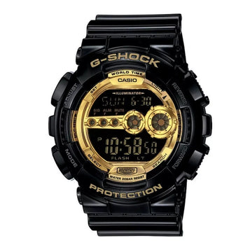 Casio Men'S G-Shock Digital Black Resin Quartz Watch - GD-100GB-1DR NEW
