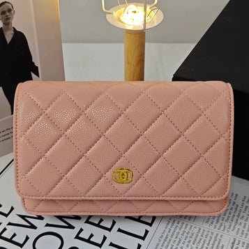 With Box Designer Bag TOP Quality Womens Diamond Grid Sheepskin Handbag Single Diagonal Cross Bag Classic Fashion Chain Bag Square Fat Small Square Bag Wallet 10A