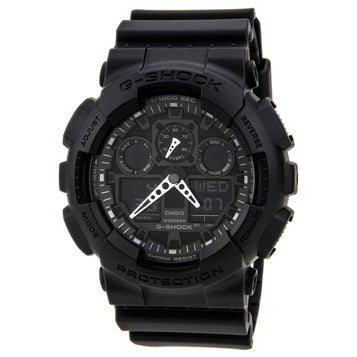 Casio Men'S Watch G-Shock Black Resin Strap Anti-Magnetic Ana-Digital GA100-1A1