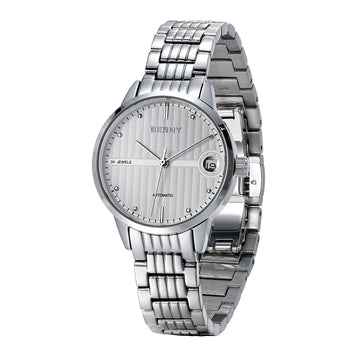 BERNY Automatic Watch for Women Elegant Luxury Brand Self-Wind Mechanical Ladies Dress Wristwatch Sapphire S/S Miyota 9015 5ATM