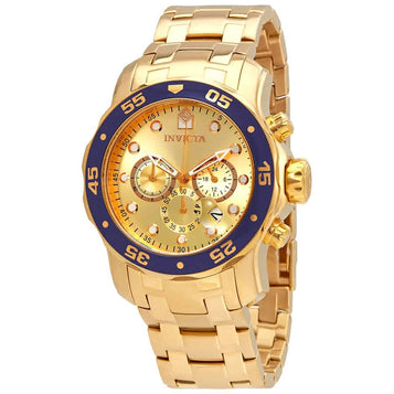 Pro Diver Chronograph Champagne Dial Men'S Watch 80068