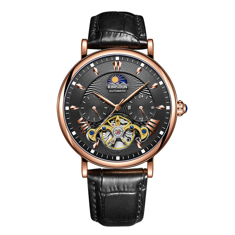 rose-gold-black-surface