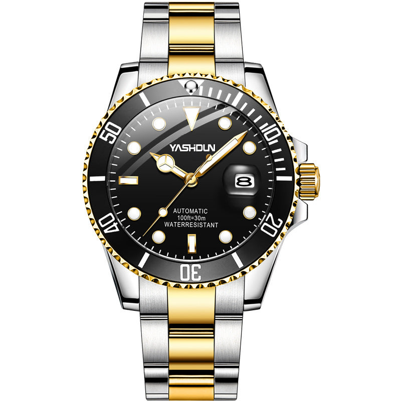 black-surface-gold-strap