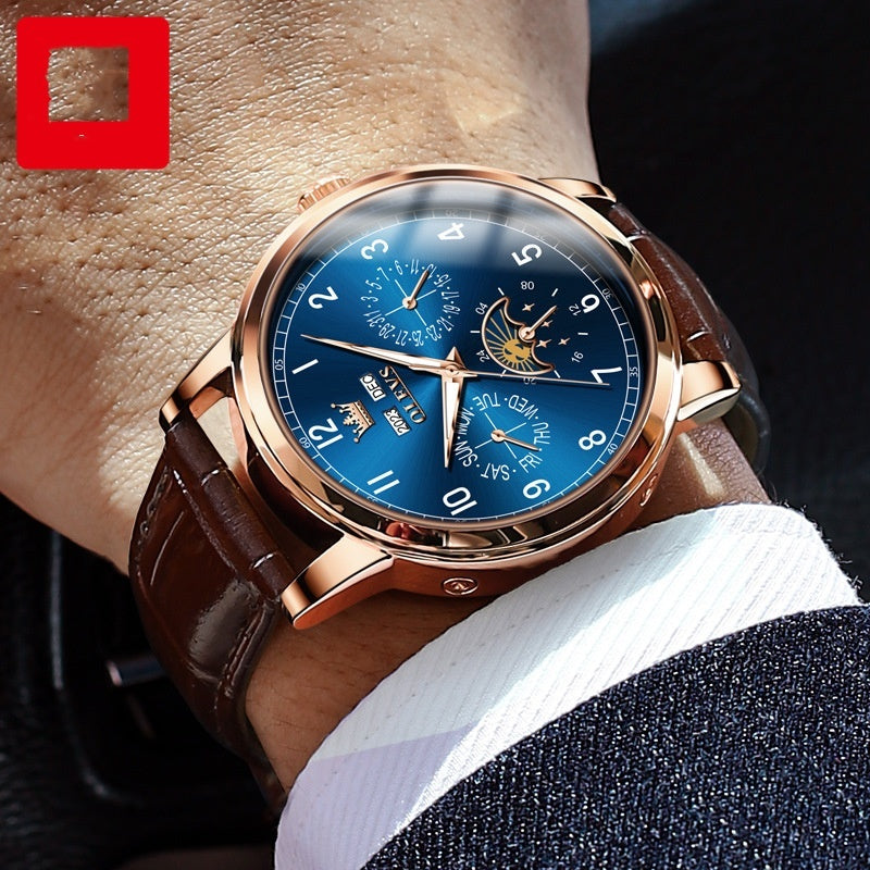 brown-and-blue