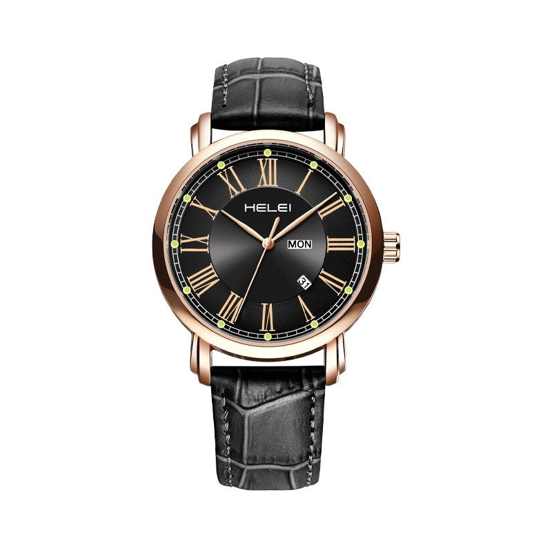 rose-gold-black-belt