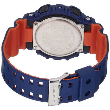 Casio Men'S Watch G-Shock Quartz Ana-Digi Dial Blue Resin Strap Dive GA100L-2A