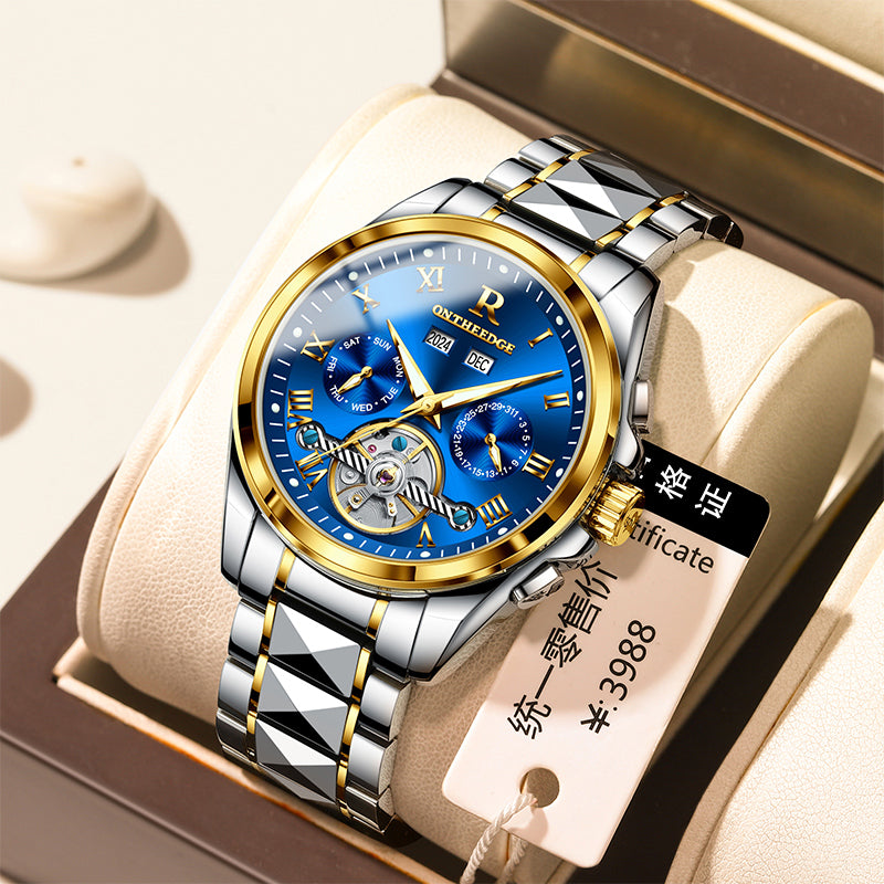 golden-and-blue-surface