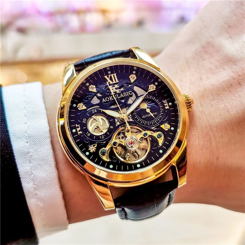 black-with-gold-shell-black