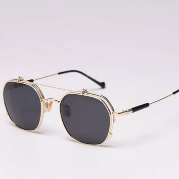 Retro Polarized Flip Fashionable Eye Protection Sunglasses