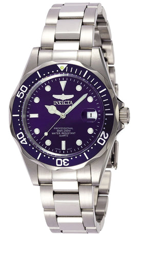 Men'S 9204 Pro Diver Collection Silver-Tone Watch
