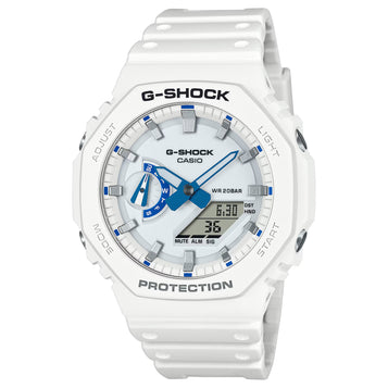G-Shock GA2100HDS-7A Summer Seas White and Blue Ana-Digi Resin