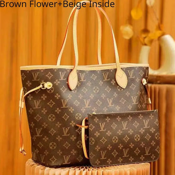 Luxury Designer Bag Embossed Black Flower Women Handbag Shoulder Bags Fashion Womens Leather Bag Lady Beach Clutch Tote Bag Purse Wallet