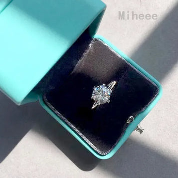 Ring Designer Rings Luxury Moissanite Rings Brand Jewelry S925 Silver Solid Colour Letter Diamond Design Fashion Rings High Quality Valentine Day Gift Box Very Nice
