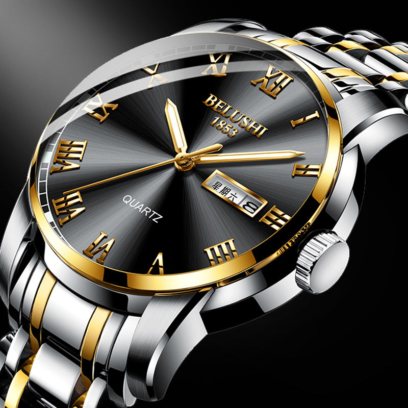 gold-shell-black-surface