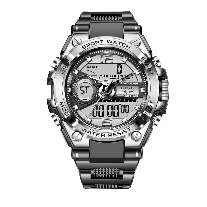 silver-black