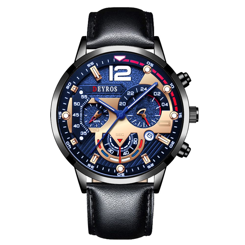leather-black-blue