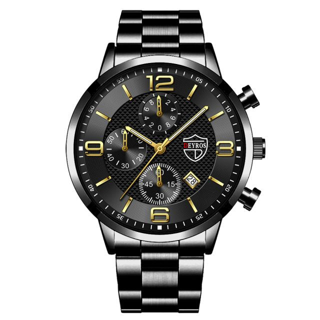 steel-black-gold