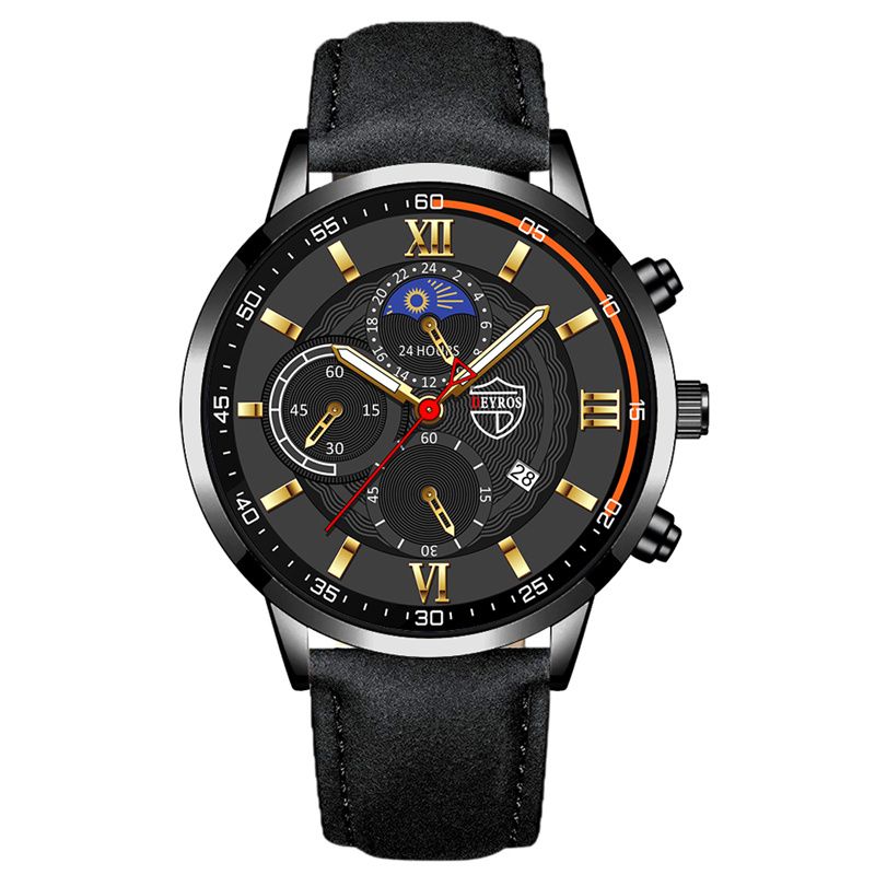 leather-black-gold