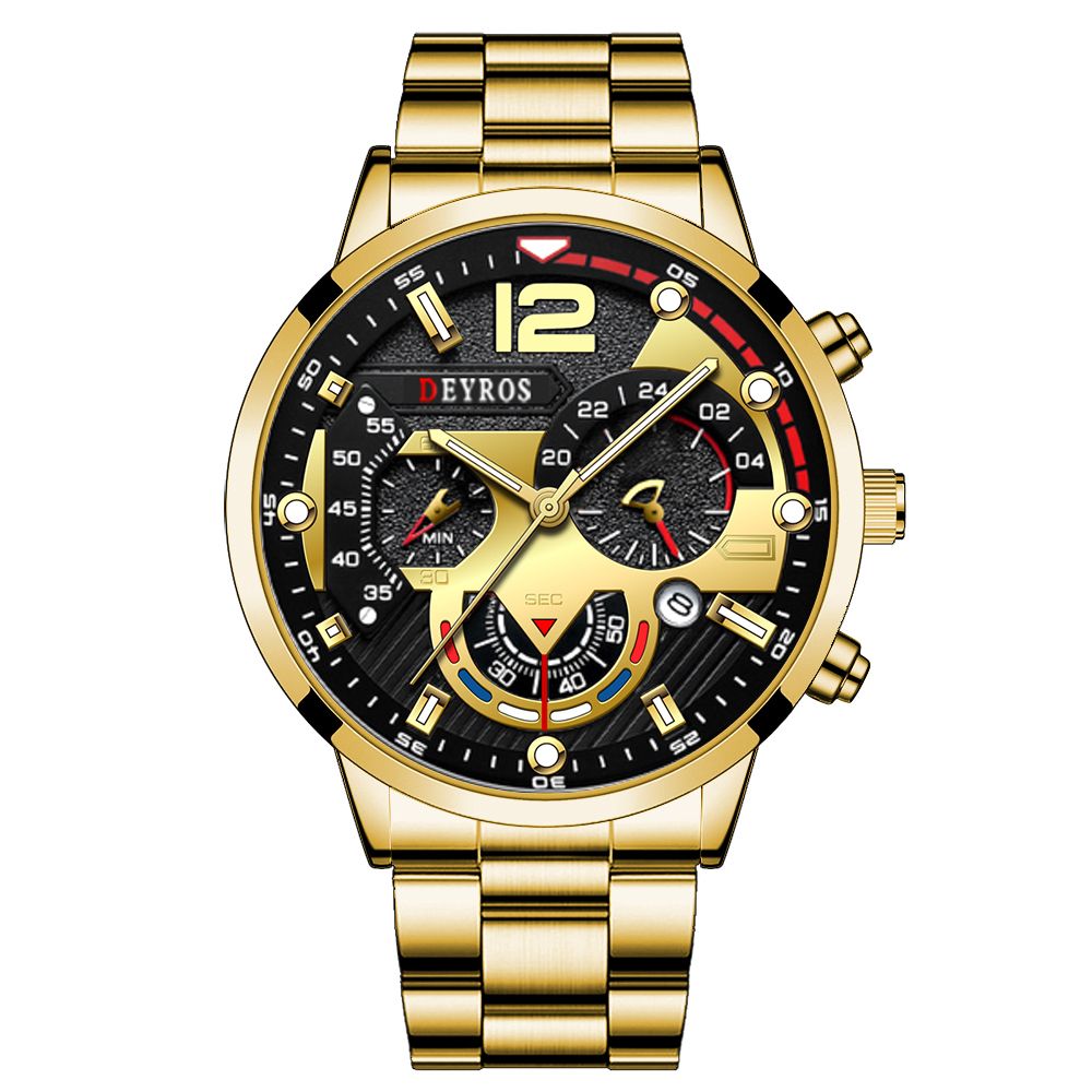 steel-gold-black