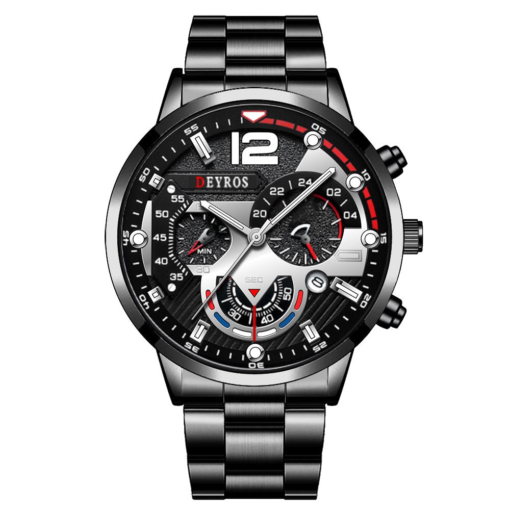 steel-black-silver