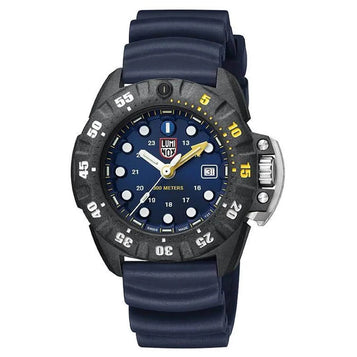 1553 Men'S Scott Cassell Deep Dive Quartz Blue Strap Watch