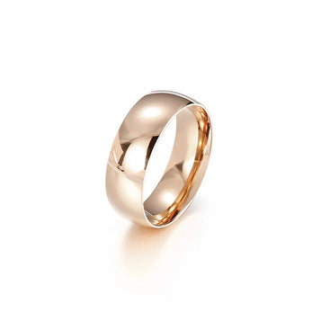 Topbling Stainless Steel Ring for Men and Women Promise Engagement Wedding Rings