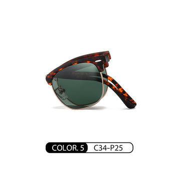 Polarized Color Sunscreen Folding Sunglasses